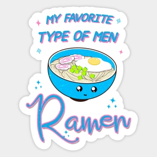 My Favorite type of Men Sticker